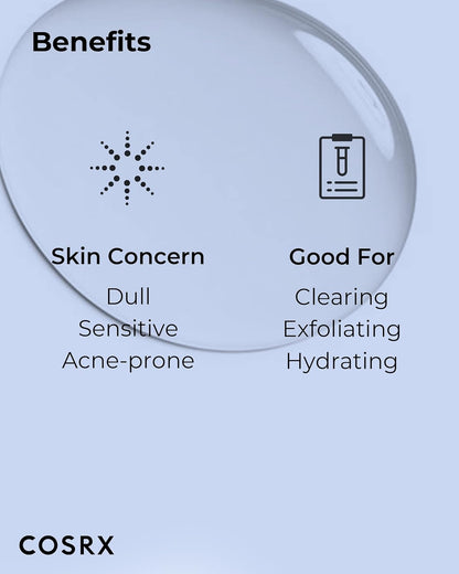 COSRX AHA/BHA Treatment Toner Facial Exfoliating Spray with Glycolic Acid, Blemish Control and Oil Balancing Korean Toner, Gentle Exfoliation and Minimizing Whiteheads and Pores Korean Skincare 150ml