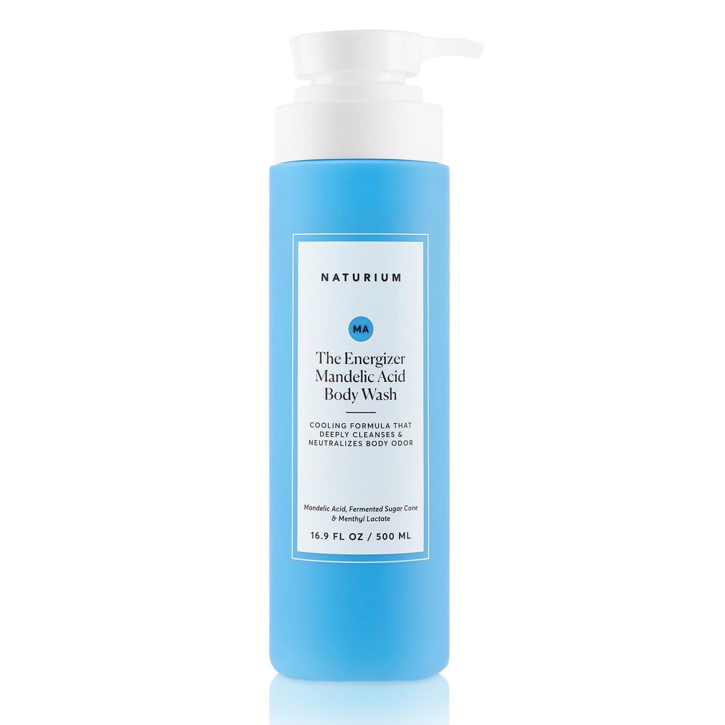Naturium The Smoother Glycolic Acid Exfoliating Body Wash, Soft & Smoothing Cleanser | 16.9 FL OZ / 500 ML