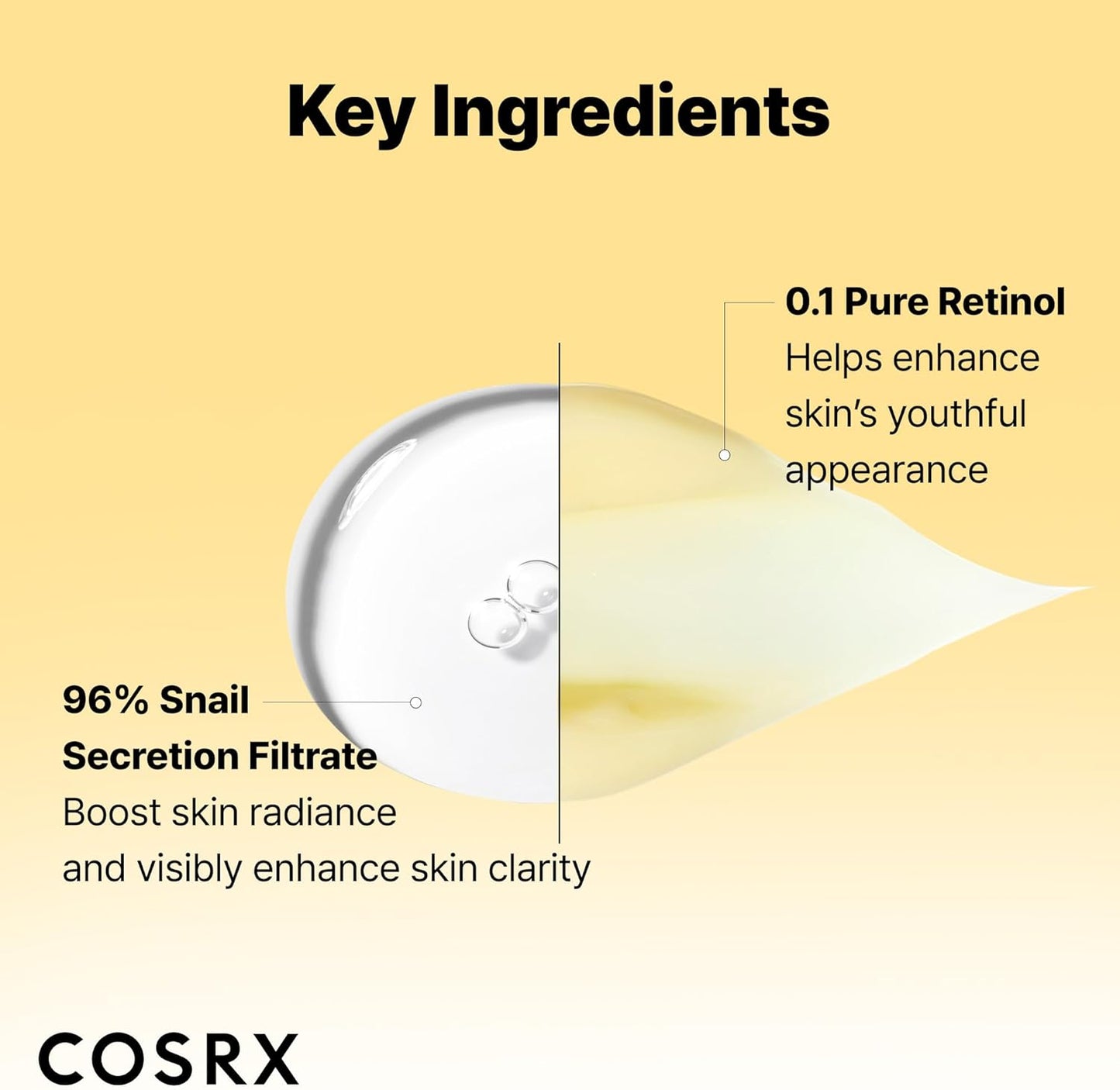 COSRX Glass Skin Starter Set, Amazon Exclusive, Advanced Snail 96% Mucin Power Essence & Retinol 0.1% Cream Mini Sample, Daily Hydrating & Firming Korean Skin Care Kit, Gift Set