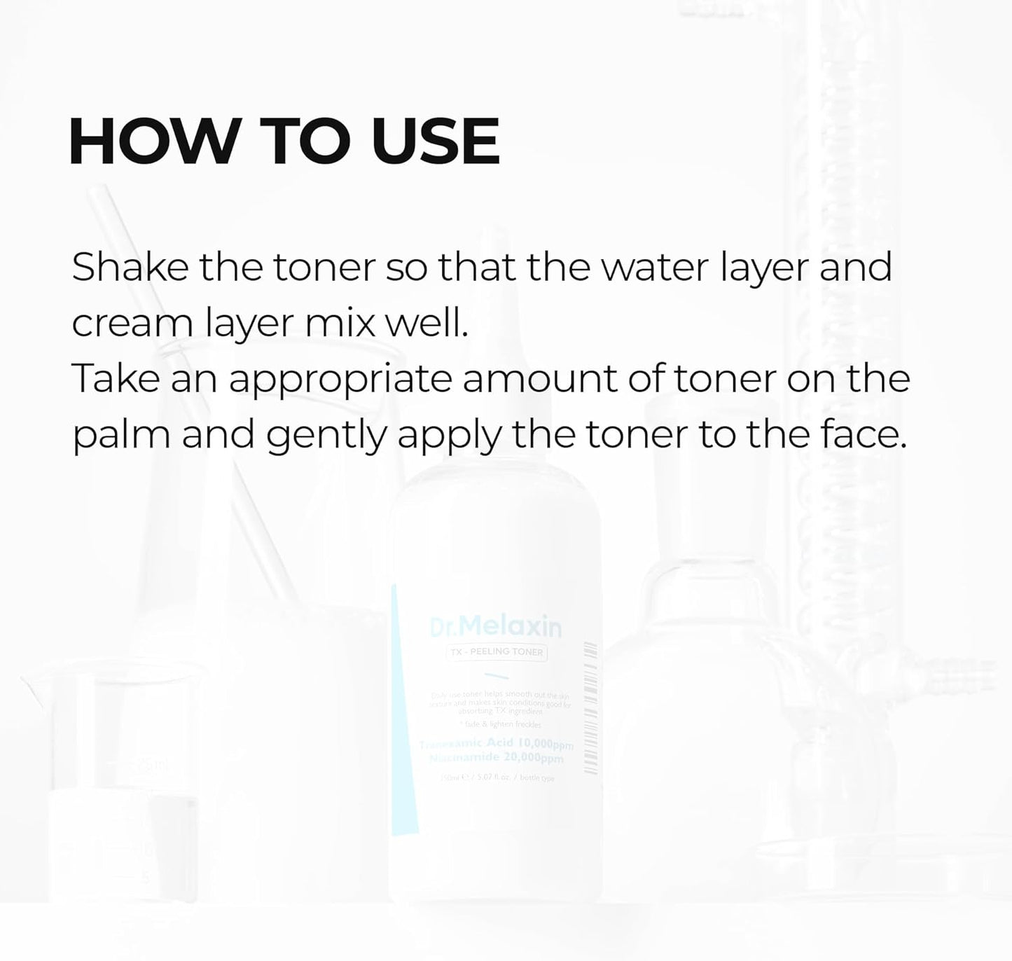 Dr.Melaxin Tx Peeling Toner 5.07 fl oz (Pack of 1) White