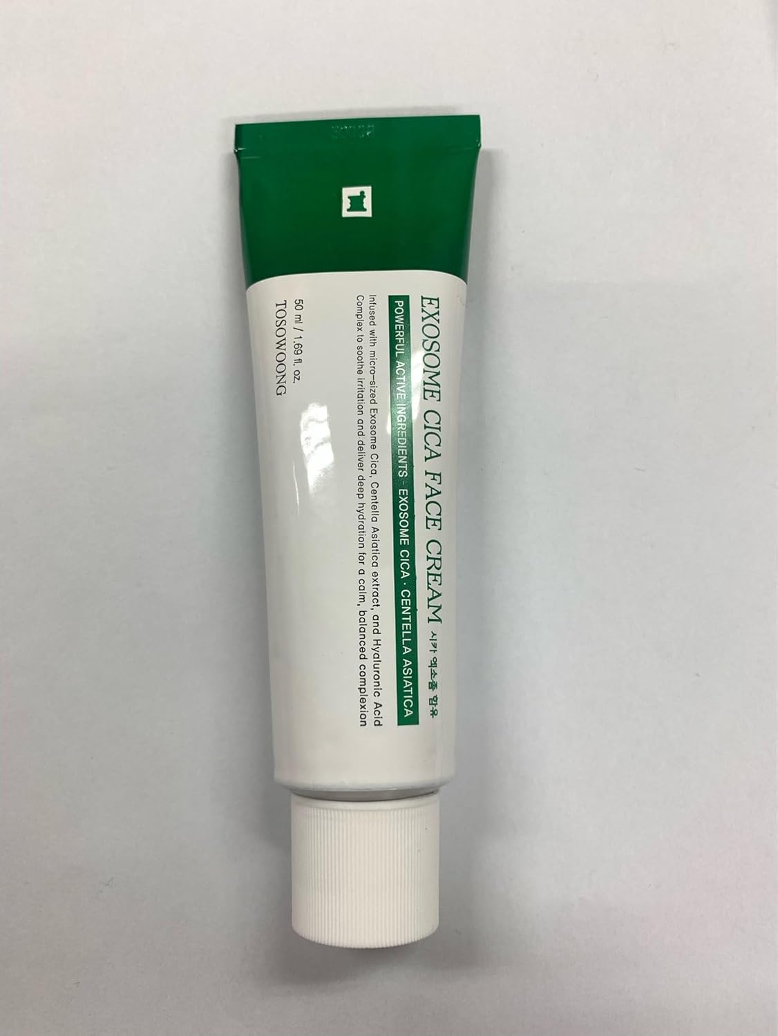 TOSOWOONG Exosome CICA Face Cream – Daily Soothing Moisturizer for Sensitive Skin, Lightweight Korean Skincare with CICA & Exosome Technology, 50 ml / 1.69 fl. oz