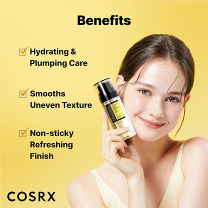 COSRX Niacinamide 5% + Snail Mucin 74% Dual Essence, Anti aging Face Serum for Dull Skin, Hydrating, Brightening, Repairing, 2.70 fl.oz / 80ml, Sensitive Skin, Not Tested on Animals, Korean Skincare