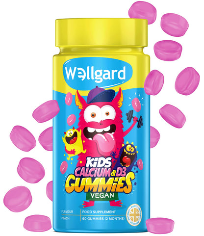 Wellgard Vegan Apple Cider Vinegar Gummies, Gold Standard 1000mg ACV Gummies with Vitamin C, Chromium and Pomegranate, Non-GMO, Gluten-Free & Gelatine-Free