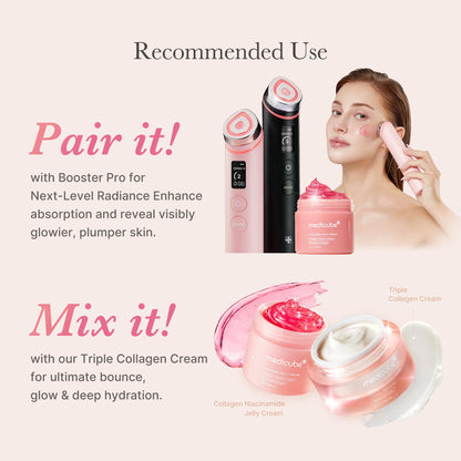 medicube Collagen Jelly Cream- Niacinamide & Freeze-Dried Hydrolyzed Collagen - Boosts skin's barrier hydration and gives 24h Glow & Lifted Look - Korean skincare (1.69 Fl Oz)