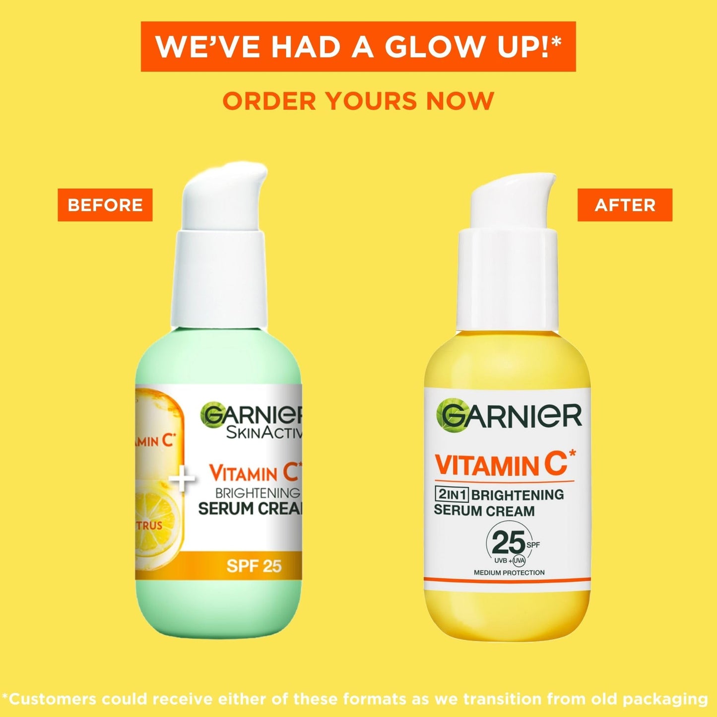 Garnier Vitamin C Serum for Face, Brightening Serum with 4% [Vitamin C + Niacinamide + Salicylic Acid], Dark Spot Reducer & Evens Skin Tone, Suitable for Sensitive Skin, 30ml