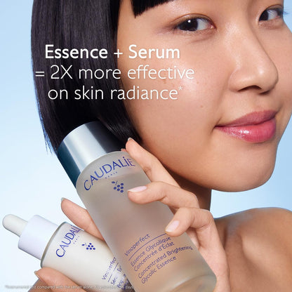 Caudalie Vinoperfect Brightening Dark Spot Serum Vitamin C Alternative - 62x More Effective than Vitamin C with Viniferine and Niacinamide for a Visibly Brighter Even Complexion - 30ml