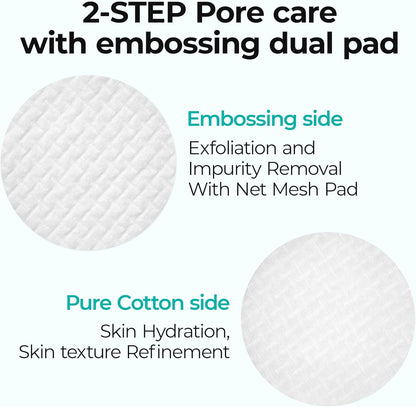 Dr.Melaxin Bp Pore Exfoliating Pad For Dead Skin & Blackheads Minimize Pores Prevent Breakouts Improve Skin Texture Korean Skincare 70Pads. White 165Ml
