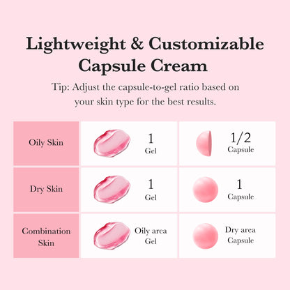 medicube Deep Vitamin C Golden Capsule Face Moisturiser - Liposome Capsules For Wrinkles, Skin Radiance - Transparent Gel for Glow Hydration - Korean Skin Care 1.94 oz