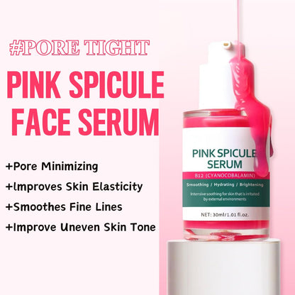 Cyano Pink Spicule Serum + Picotonic Glowing Ampoule Duo - Pore & Spot Skin Care Set - Korean Skin Care Face Serum to Boost Collagen & Brighten Skin, Glass Skin Solution for Smooth Texture 2Pcs