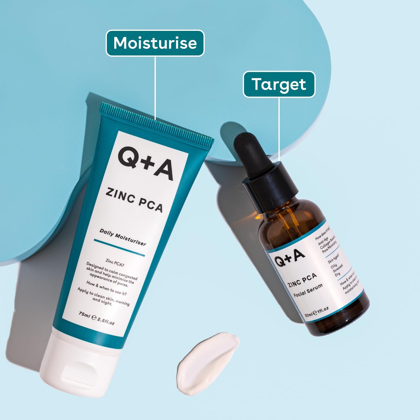 Q+A Hyaluronic Acid Facial Serum (30ml), Natural Hydrating Face Serum, for Plump Skin, Anti Ageing, Fragrance Free, Delivers Deep, Lasting Hydration, Rehydrates and Softens the Skin