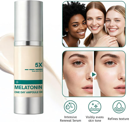 Hydrating Dark Spot Serum with Glutathione & Tranexamic Acid - Korean Skincare Face Serum for Dark Spot Correction & Brightening - Fast Absorbing Day & Night Glow Serum for Uneven Skin Tone - 50ml