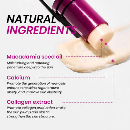Calcium Multi Balm & Calcium Volume Eye Patches, Korean Advanced Calcium Volume Multi Balm, Under Eye Masks for Puffy Eyes, Reduce Puffiness & Hydrating, Firming Skin, Suitable for Eyes, Lips, Face
