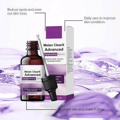 2Pcs MelantraX Advanced Anti-Hyperpigmentation Serum, Dark Spot Remover with Lightweight Hydrating Texture, Brightening Facial Serum for Uneven Skin Tone, Anti-Aging Care, Non-Greasy Daily Face Serum