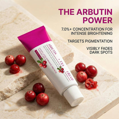 Arbutin Brightening Moisturiser | Dark Spot Corrector & Face Cream for Uneven Skin Tone | Hydrating Niacinamide Daily Lotion for Radiance & Glow | Lightweight & Non-Greasy