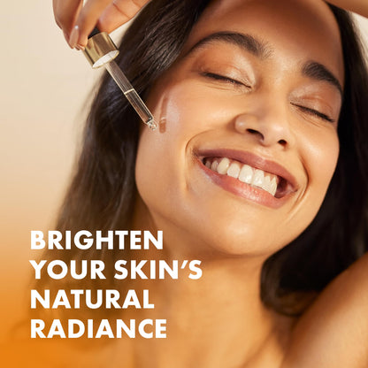Eclat Skincare Glow Up Vitamin C Serum - Vitamin C Serum for Face with Hyaluronic Acid, Ferulic Acid & Vit E - Skin Brightening Face Care - Anti Aging, Hydrating & Dark Spot Lightening 30ml