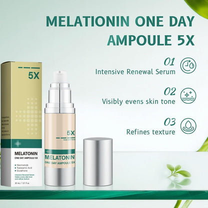 Hydrating Dark Spot Serum with Glutathione & Tranexamic Acid - Korean Skincare Face Serum for Dark Spot Correction & Brightening - Fast Absorbing Day & Night Glow Serum for Uneven Skin Tone - 50ml
