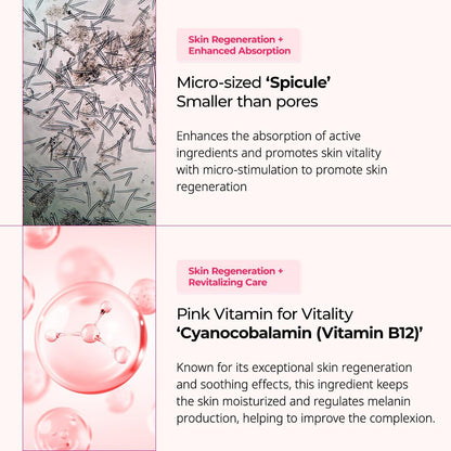 Dr.Melaxin Cemenrete Cyano Pink Spicule Cream With Calcium Vitamin B12 For Under Eyes Skin Dark Circles Fine Lines Puffiness&Eye Bags Cream 1.69 Fl. Oz.
