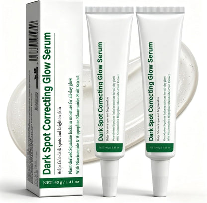 Dark Spot Correcting Glow Serum for Face, Niacinamide Serum for Hyperpigmentation & Skin Brightening, Dark Spot Remover Essence to Fade Pore Marks & Even Skin Tone, Intense Hydrating Formula, 40g*2