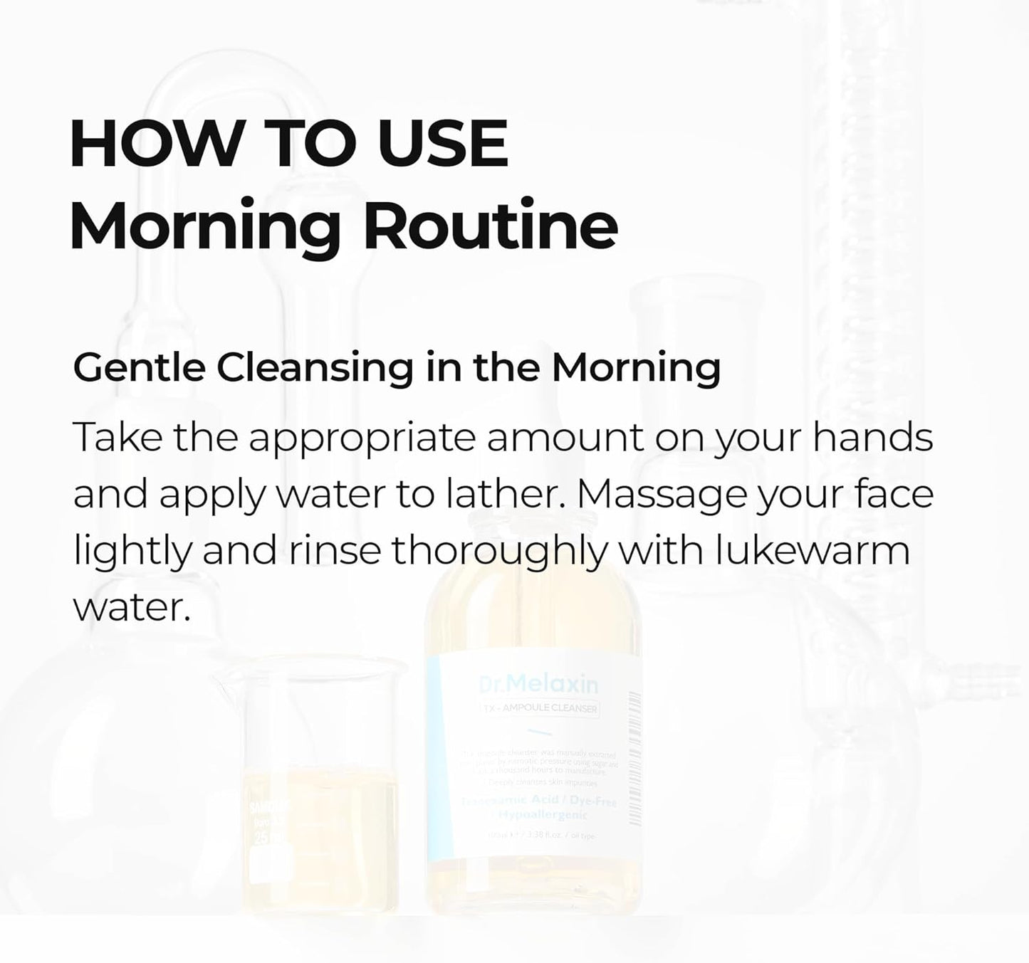 Dr.Melaxin Tranexamic Acid Serum Cleanser (100ml) – Brightening Face Cleanser for Dark Spots & Hyperpigmentation, Gentle Formula for Sensitive Skin