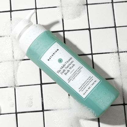 Naturium The Smoother Glycolic Acid Exfoliating Body Wash, Soft & Smoothing Cleanser | 16.9 FL OZ / 500 ML