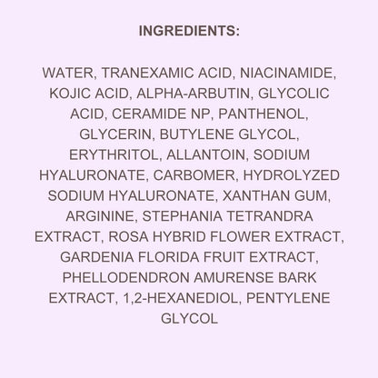 ANAiRUi 10% Tranexamic Acid Serum 30 ml, Dark Spot Correcting Serum with Tranexamic Acid + Hyaluronic Acid + Niacinamide, Targets Hyperpigmentation, Even Skin Tone