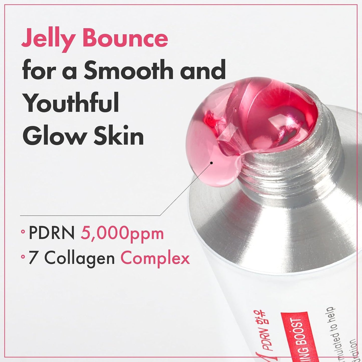 TOSOWOONG PDRN Collagen Jelly Cream with 5,000ppm Salmon DNA PDRN, Niacinamide & Hydrolyzed Collagen, Hydrating & Radiance Boosting Korean Skincare, 50ml, 1.69 fl.oz.