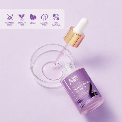ANAiRUi 10% Tranexamic Acid Serum 30 ml, Dark Spot Correcting Serum with Tranexamic Acid + Hyaluronic Acid + Niacinamide, Targets Hyperpigmentation, Even Skin Tone