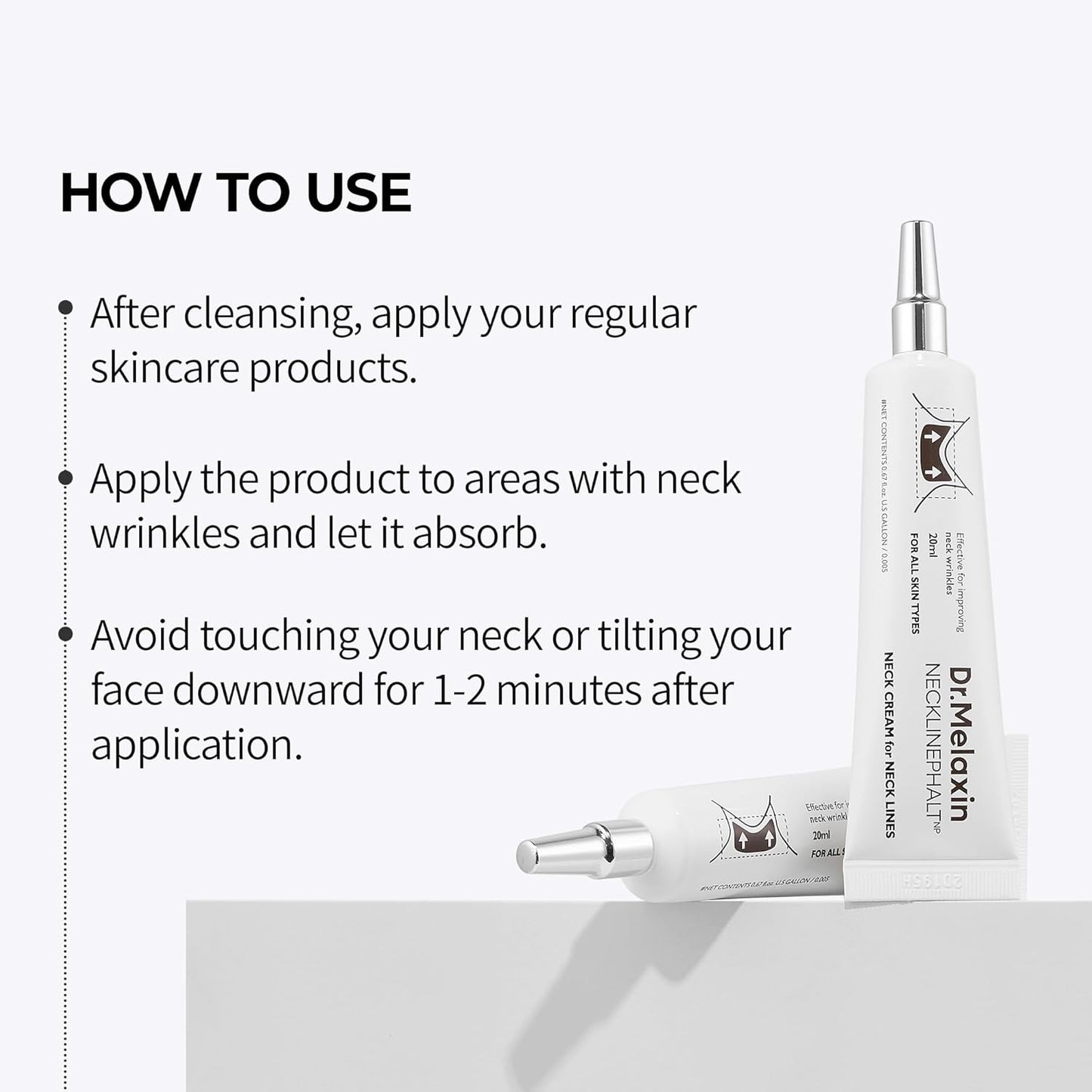 Dr.Melaxin Necklinephalt Neck Cream Neck Care Volume Lifting Hali Needle Beauty Beauty Needle 0.7 Fl Oz (Pack of 1)