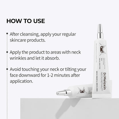 Dr.Melaxin Necklinephalt Neck Cream Neck Care Volume Lifting Hali Needle Beauty Beauty Needle 0.7 Fl Oz (Pack of 1)