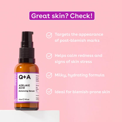 Q+A Hyaluronic Acid Facial Serum (30ml), Natural Hydrating Face Serum, for Plump Skin, Anti Ageing, Fragrance Free, Delivers Deep, Lasting Hydration, Rehydrates and Softens the Skin