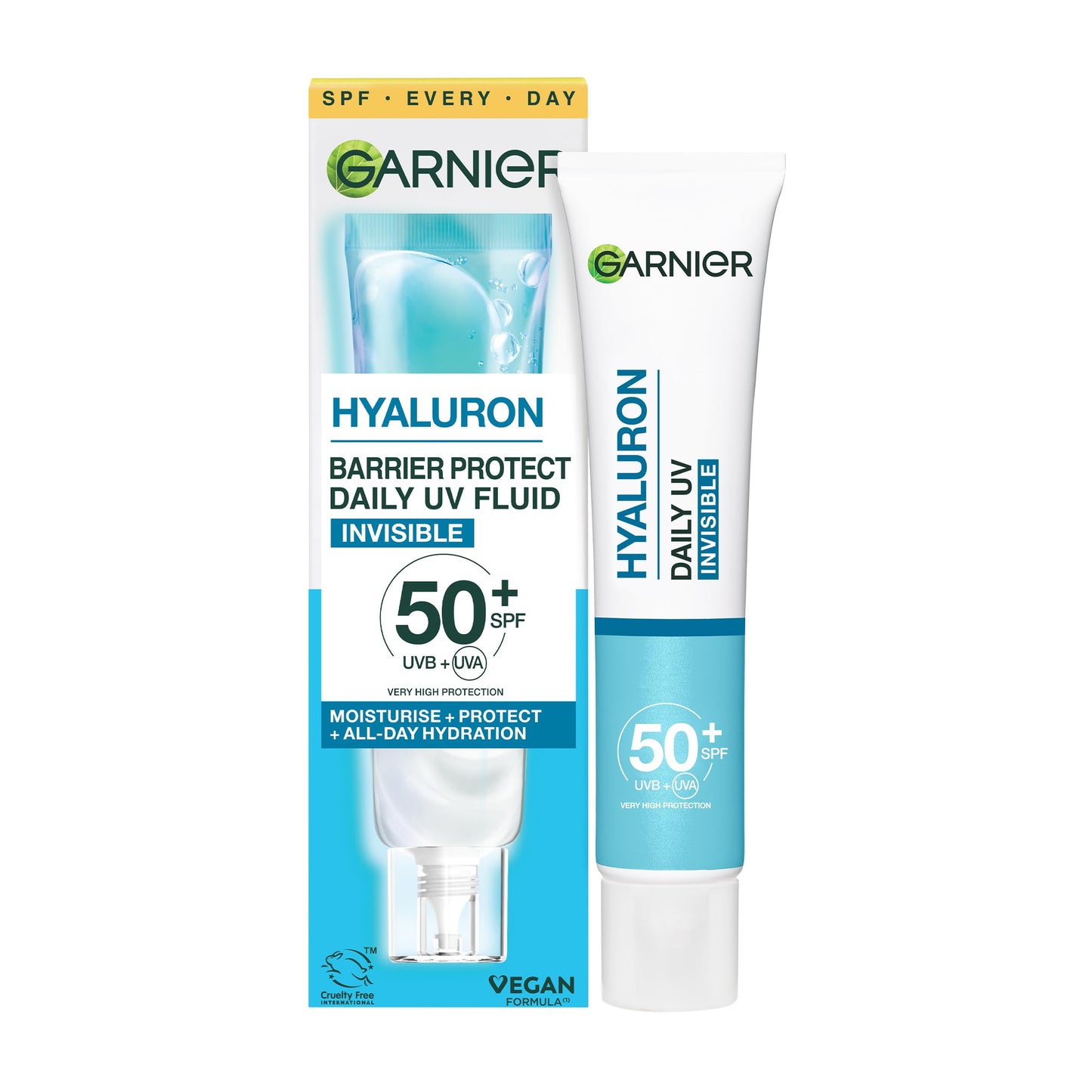 Garnier SkinActive Hyaluronic Acid Super Serum, Replumps & Hydrates, Strengthens Skin Barrier, With 3%/4% Hyaluronic Acid, Aloe Vera & Glycerin, 30ml, Packaging May Vary