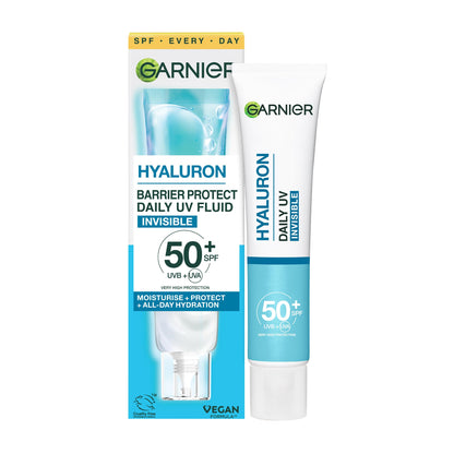 Garnier SkinActive Hyaluronic Acid Super Serum, Replumps & Hydrates, Strengthens Skin Barrier, With 3%/4% Hyaluronic Acid, Aloe Vera & Glycerin, 30ml, Packaging May Vary