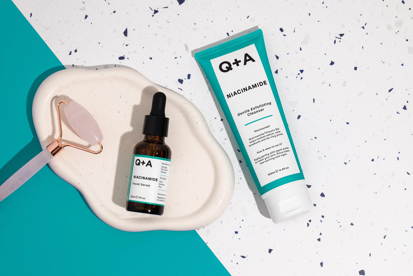 Q+A Hyaluronic Acid Facial Serum (30ml), Natural Hydrating Face Serum, for Plump Skin, Anti Ageing, Fragrance Free, Delivers Deep, Lasting Hydration, Rehydrates and Softens the Skin