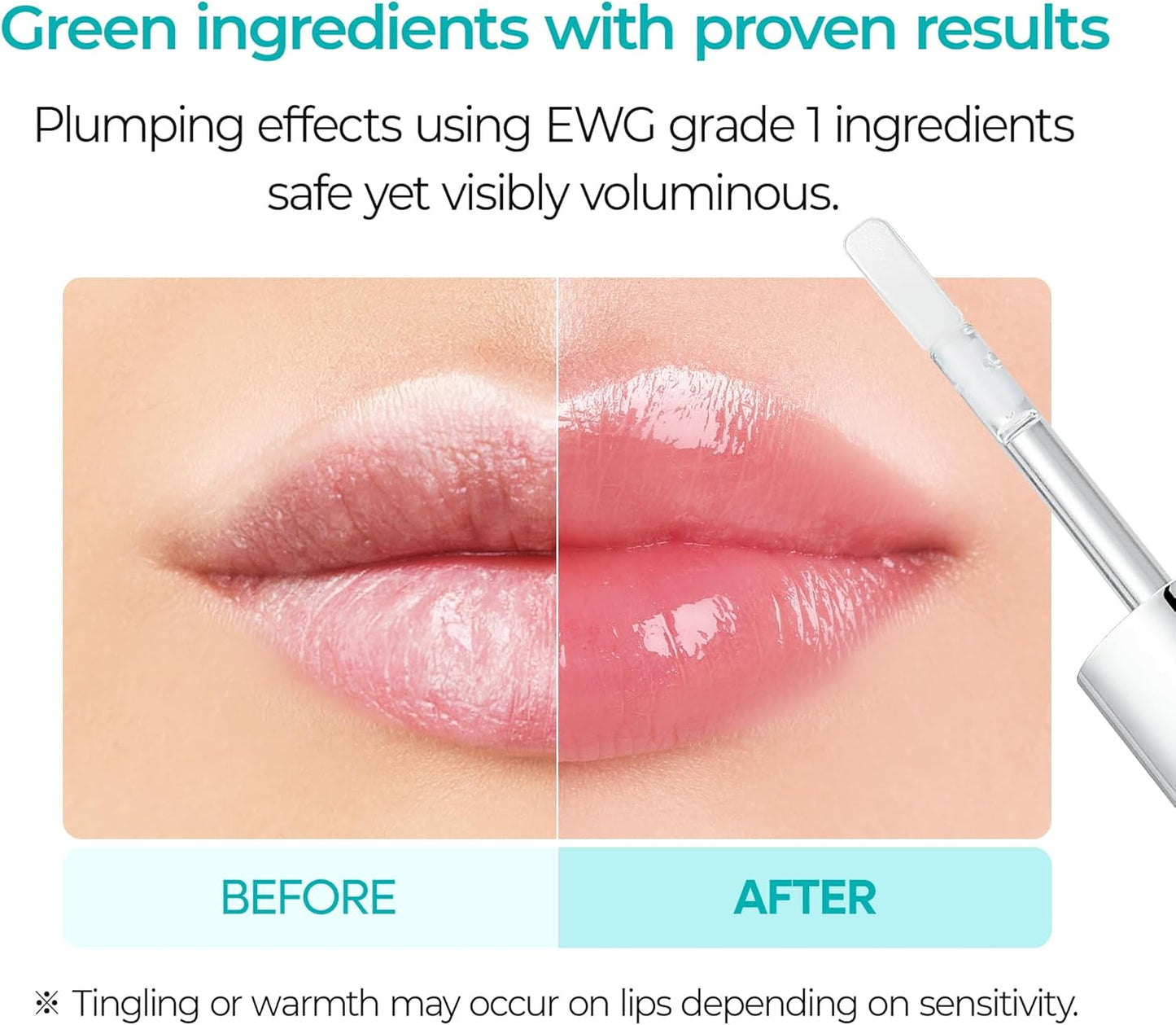 Dr.Melaxin Lip Plumper Gloss Maxi (4ml, BP Spicule) – Intense Volumizing Lip Plumper for Fuller Lips, Noticeable Tingling Effect, Instant Shine & Hydration, K-Beauty