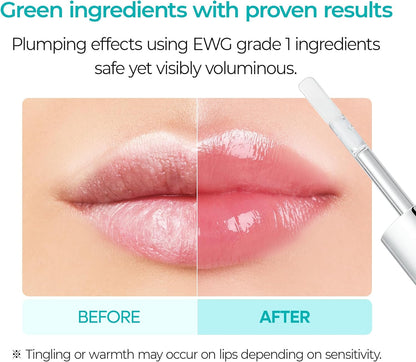 Dr.Melaxin Lip Plumper Gloss Maxi (4ml, BP Spicule) – Intense Volumizing Lip Plumper for Fuller Lips, Noticeable Tingling Effect, Instant Shine & Hydration, K-Beauty