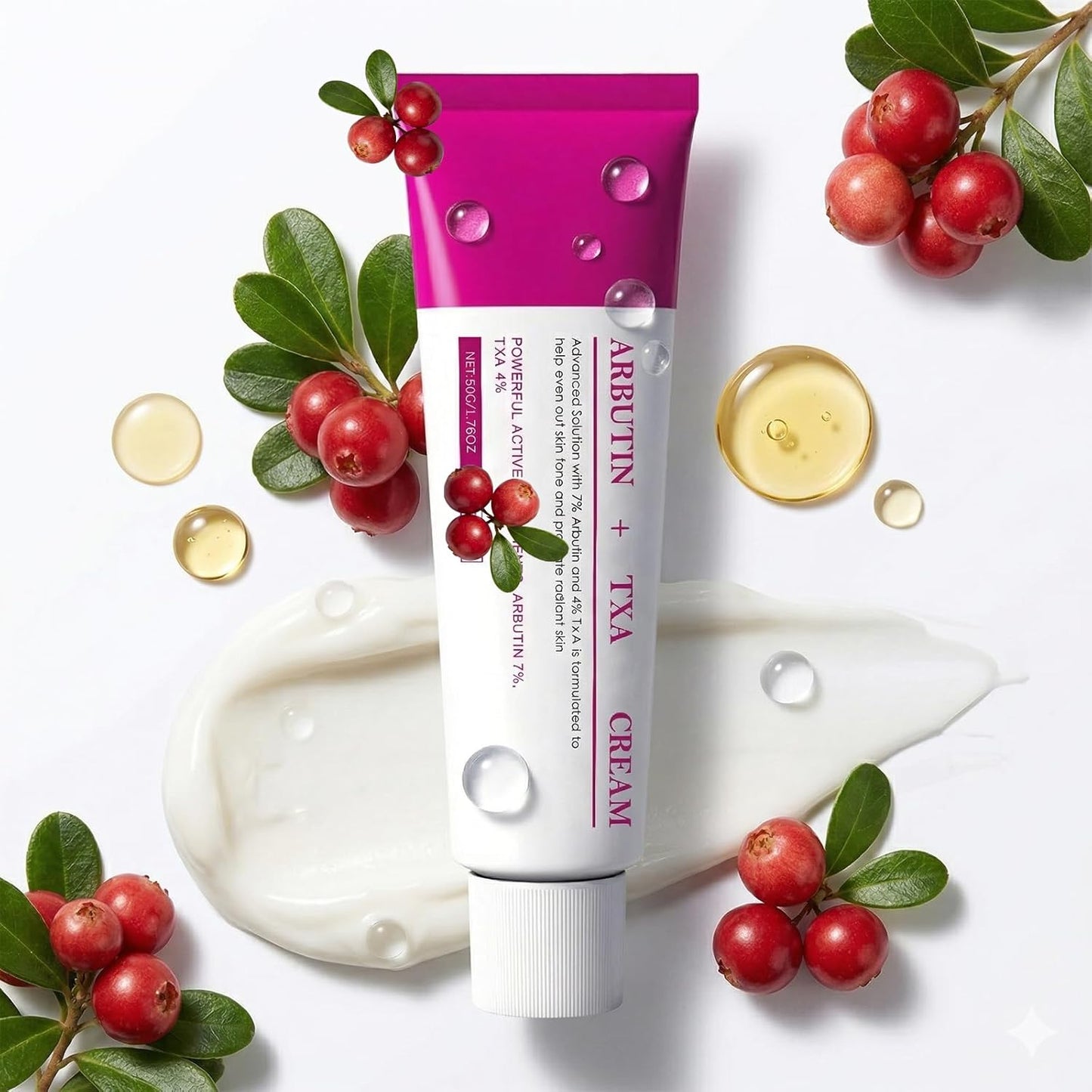Arbutin Brightening Moisturiser | Dark Spot Corrector & Face Cream for Uneven Skin Tone | Hydrating Niacinamide Daily Lotion for Radiance & Glow | Lightweight & Non-Greasy