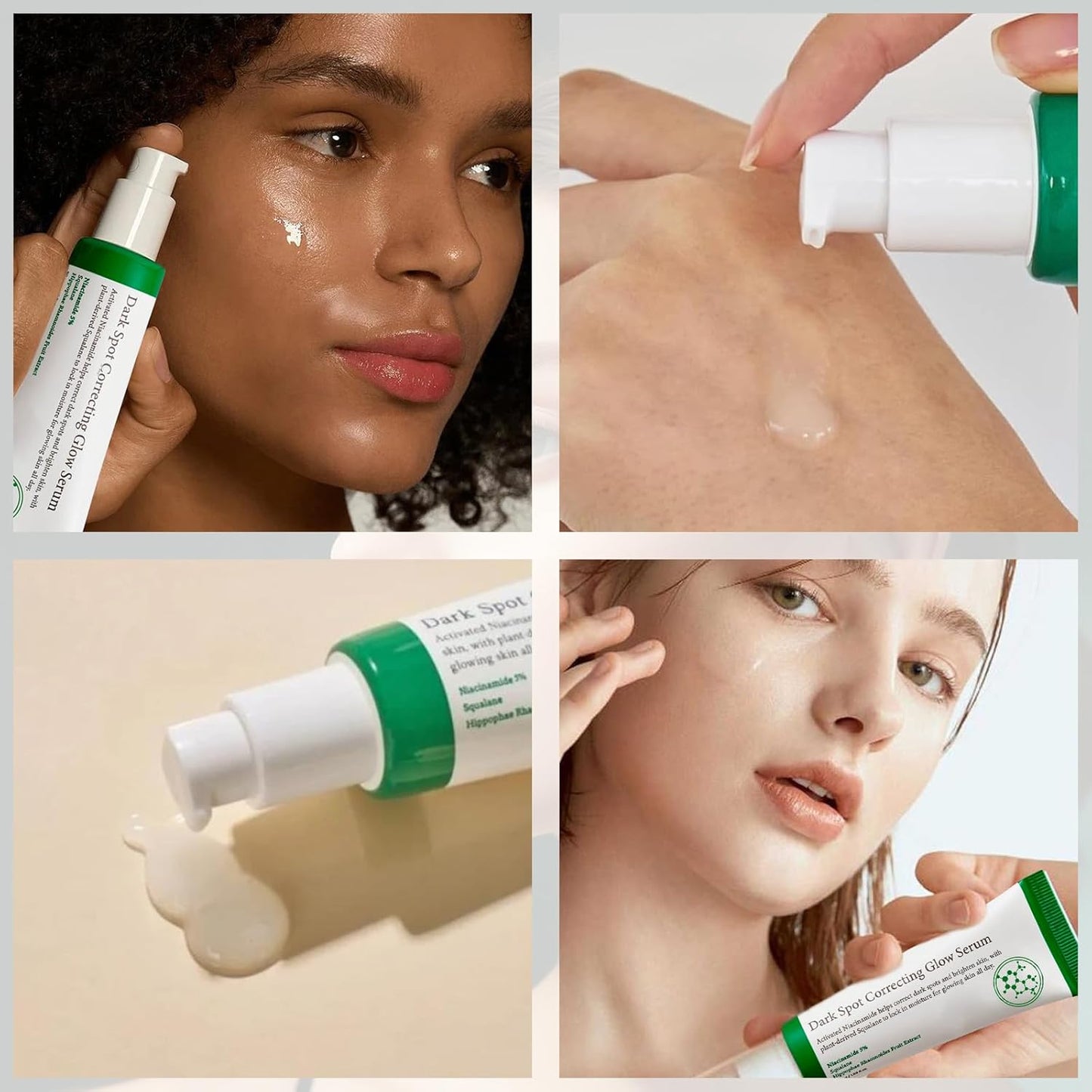 Dark Spot Correcting Glow Serum, Dark Spot Remover for Face Pore Refining, Fades Acne Marks Pits