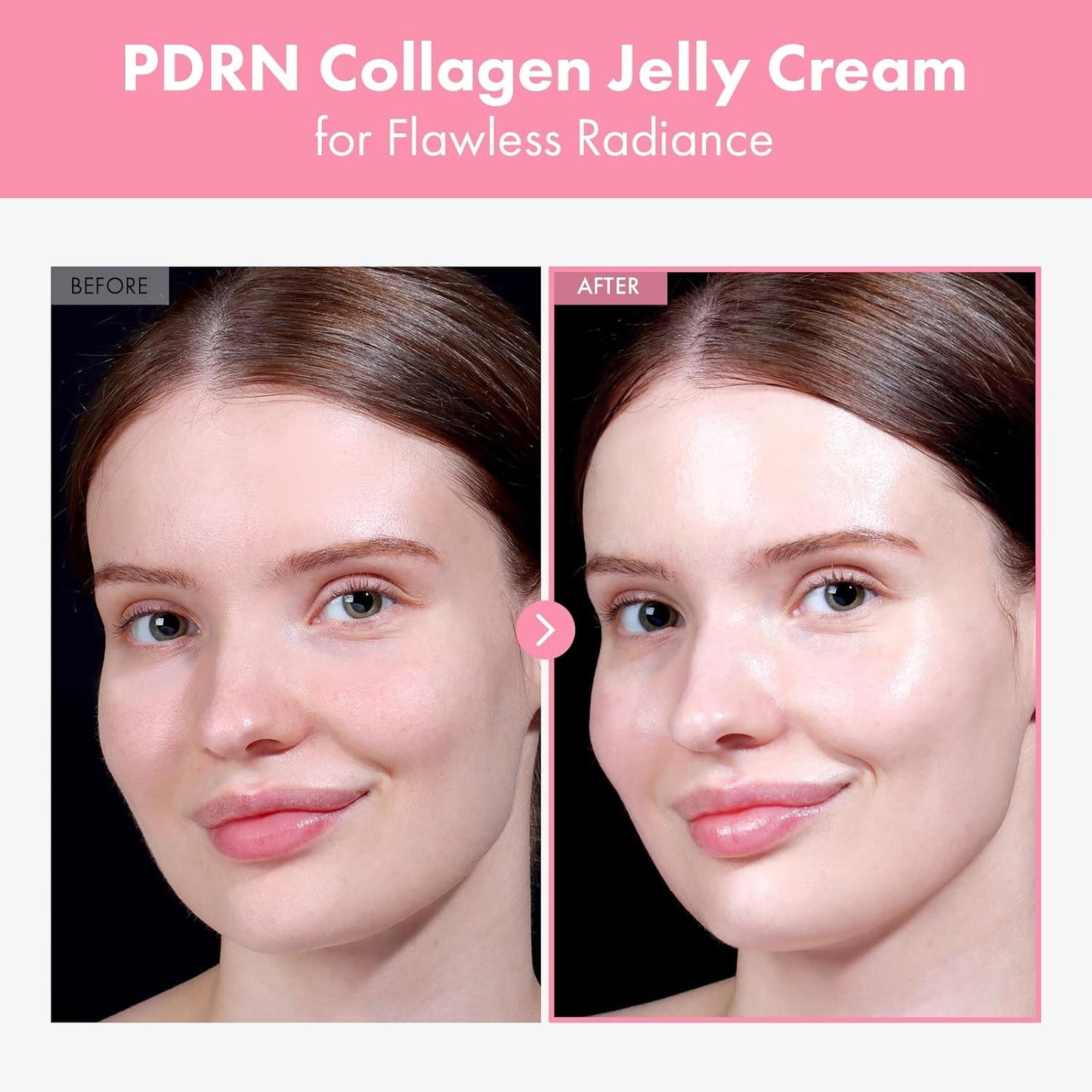 TOSOWOONG PDRN Collagen Jelly Cream with 5,000ppm Salmon DNA PDRN, Niacinamide & Hydrolyzed Collagen, Hydrating & Radiance Boosting Korean Skincare, 50ml, 1.69 fl.oz.