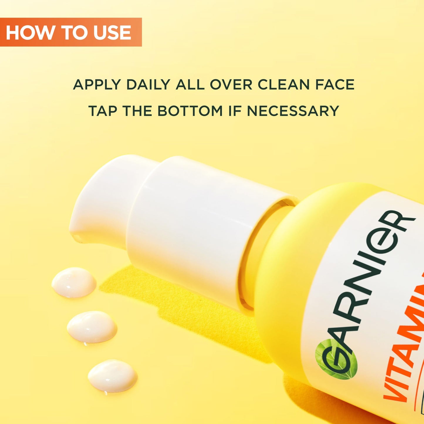 Garnier Vitamin C Serum for Face, Brightening Serum with 4% [Vitamin C + Niacinamide + Salicylic Acid], Dark Spot Reducer & Evens Skin Tone, Suitable for Sensitive Skin, 30ml