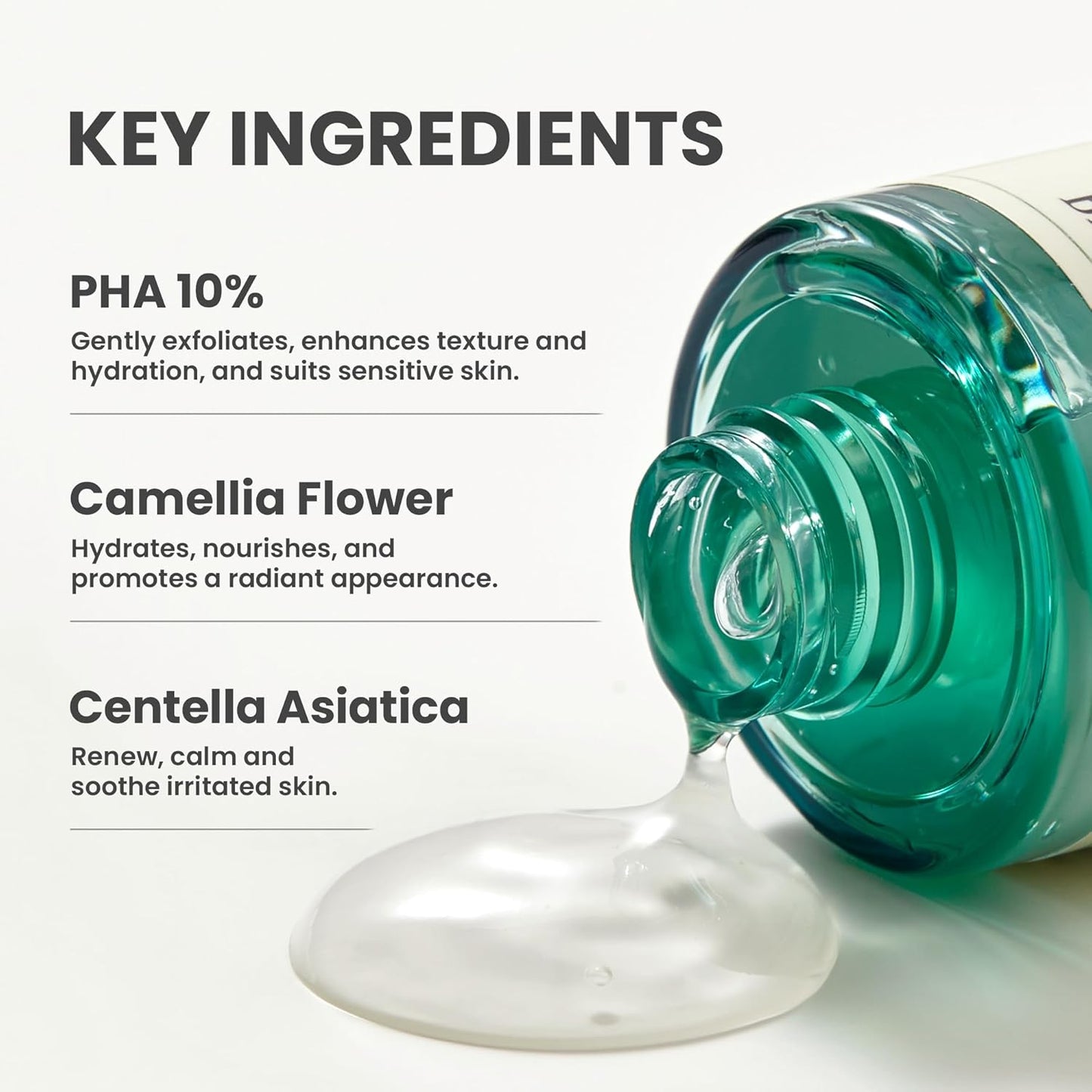 AXIS-Y Pha Resurfacing Glow Peel 10% Pha Fruit Extract Mild Peeling Gel Exfoliator Pore Minimizer For Face Vegan Korean Skin Care Glass Skin Face Peel 1.69 Fl. Oz.