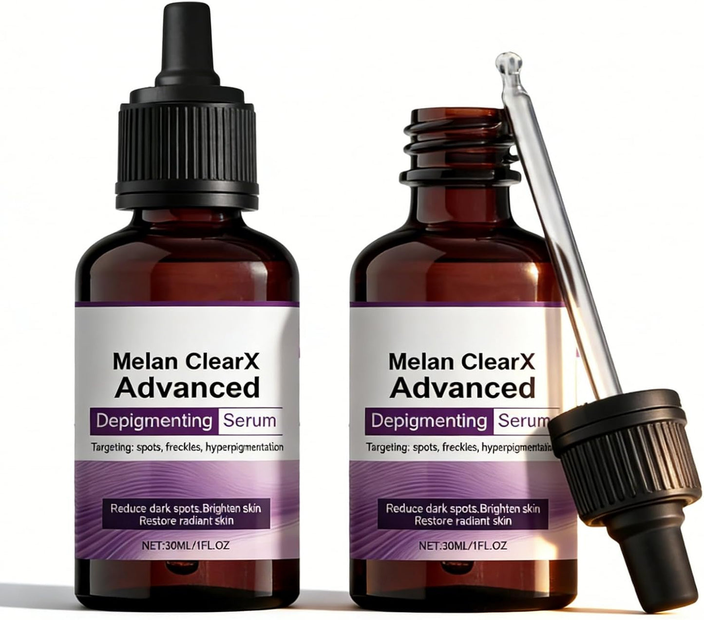 2Pcs MelantraX Advanced Anti-Hyperpigmentation Serum, Dark Spot Remover with Lightweight Hydrating Texture, Brightening Facial Serum for Uneven Skin Tone, Anti-Aging Care, Non-Greasy Daily Face Serum