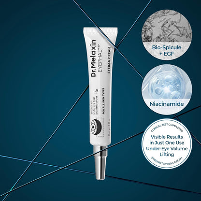 Dr.Melaxin Eyephalt Eye Cream (10g / 0.35 oz) – Under Eye Cream for Eye Bags & Puffiness, Firming & Lifting Eye Treatment for Dark Circles & Wrinkles, EGF K-Beauty