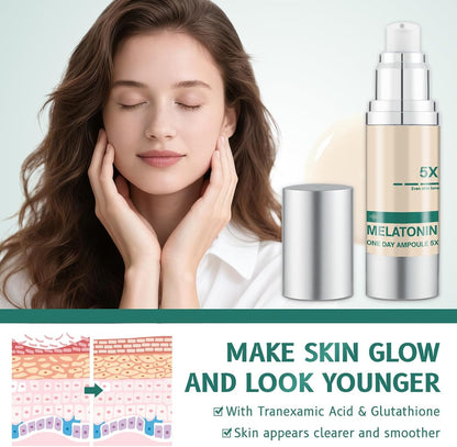 Hydrating Dark Spot Serum with Glutathione & Tranexamic Acid - Korean Skincare Face Serum for Dark Spot Correction & Brightening - Fast Absorbing Day & Night Glow Serum for Uneven Skin Tone - 50ml