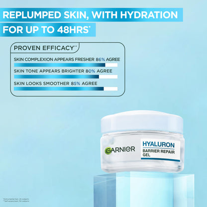 Garnier SkinActive Hyaluronic Acid Super Serum, Replumps & Hydrates, Strengthens Skin Barrier, With 3%/4% Hyaluronic Acid, Aloe Vera & Glycerin, 30ml, Packaging May Vary