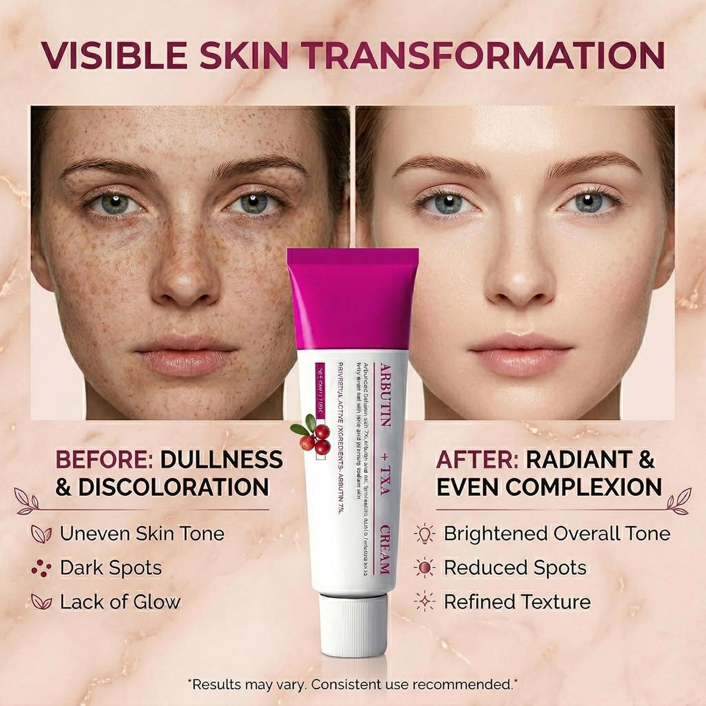 Arbutin Brightening Moisturiser | Dark Spot Corrector & Face Cream for Uneven Skin Tone | Hydrating Niacinamide Daily Lotion for Radiance & Glow | Lightweight & Non-Greasy