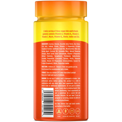 Wellgard Vegan Apple Cider Vinegar Gummies, Gold Standard 1000mg ACV Gummies with Vitamin C, Chromium and Pomegranate, Non-GMO, Gluten-Free & Gelatine-Free
