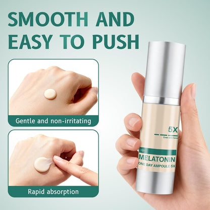 Hydrating Dark Spot Serum with Glutathione & Tranexamic Acid - Korean Skincare Face Serum for Dark Spot Correction & Brightening - Fast Absorbing Day & Night Glow Serum for Uneven Skin Tone - 50ml