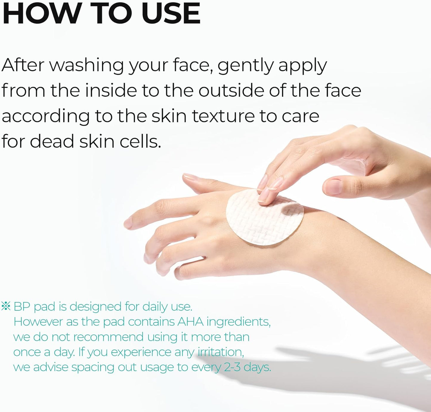 Dr.Melaxin Bp Pore Exfoliating Pad For Dead Skin & Blackheads Minimize Pores Prevent Breakouts Improve Skin Texture Korean Skincare 70Pads. White 165Ml