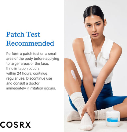 COSRX Skin Barrier Moisturising Body Cream 450ml Ceramide & Hyaluronic Acid Body and Face Cream for Dry Skin, Fragrance Free Hydrating Lotion, Korean Skincare