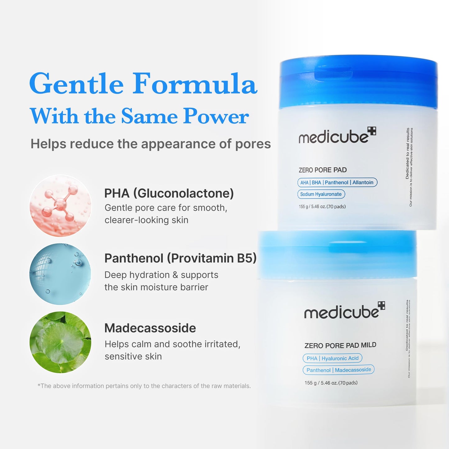 medicube Zero Pore Pads 2.0, Dual-Textured Facial Toner Pads for Exfoliation and Pore Care with 4.5% AHA Lactic Acid & 0.45% BHA Salicylic Acid, Ideal for All Skin Types, Korean Skin Care (70 units)